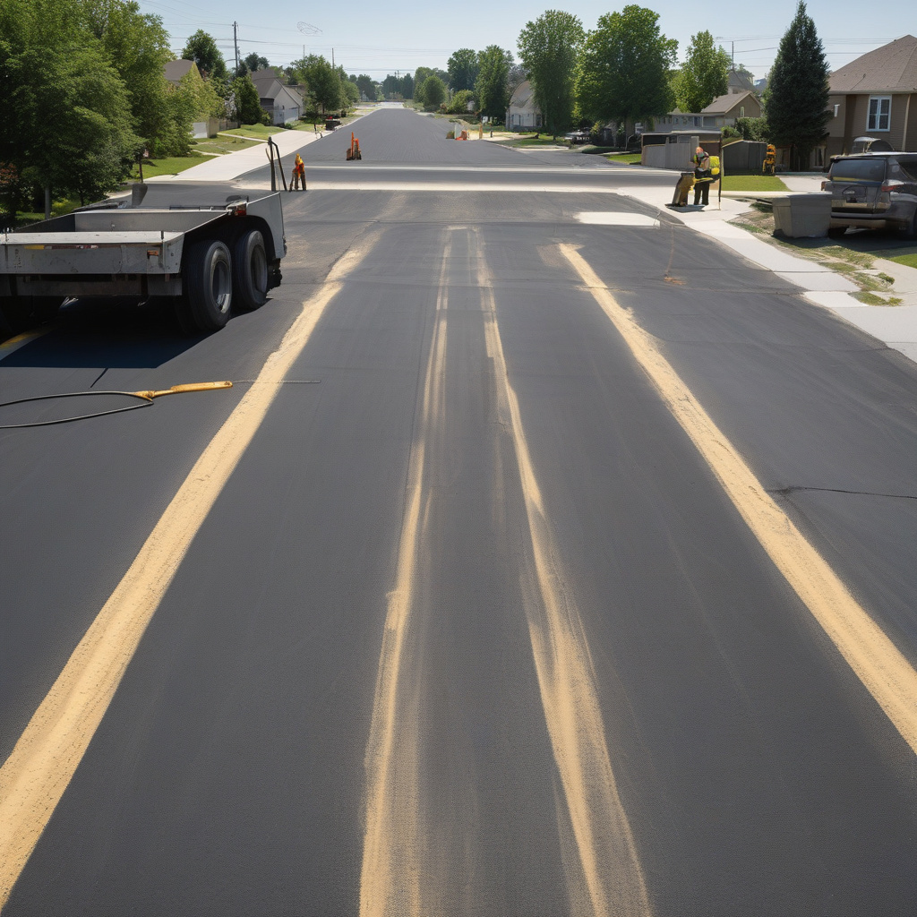 Live paving work by our Los Angeles crew asphalt paving project in Los Angeles