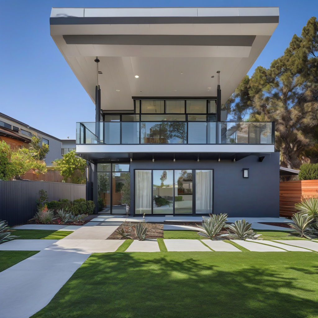 Modern standing seam metal roof standing seam metal roof in California