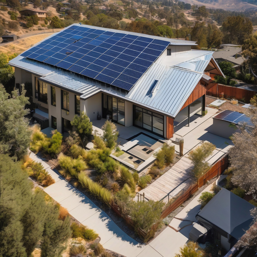 Benefits of Metal Roofing in California modern home with metal roof in California hills