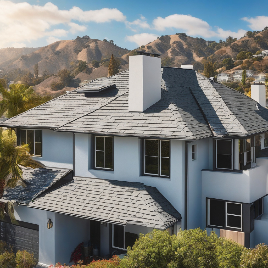 Professional Roof Replacement & Installation in Los Angeles Roof repair company Los Angeles replacing roof on residential home