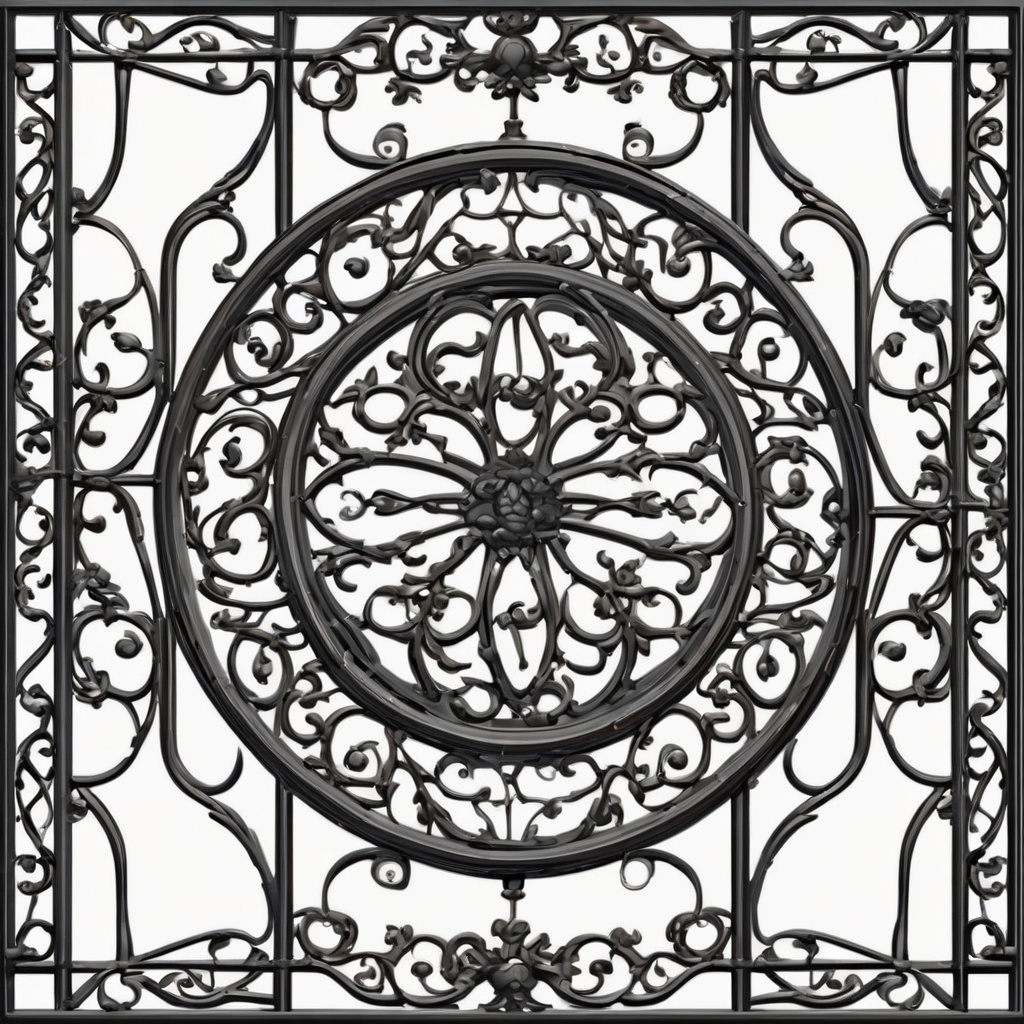 Wrought iron window grilles: style and security for your home