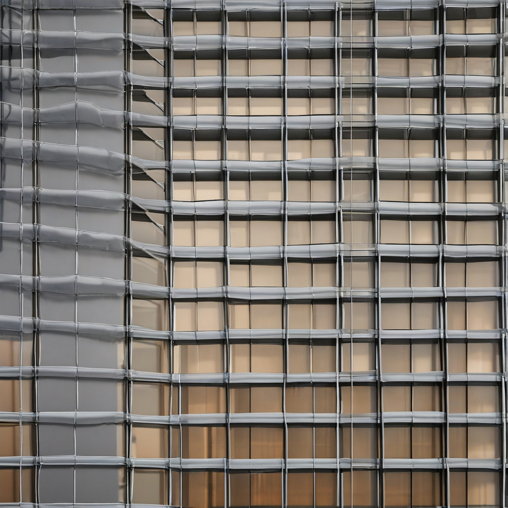Facade mesh: Equipment for protecting and decorating buildings