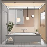 How to plan lighting layers in a modern bathroom