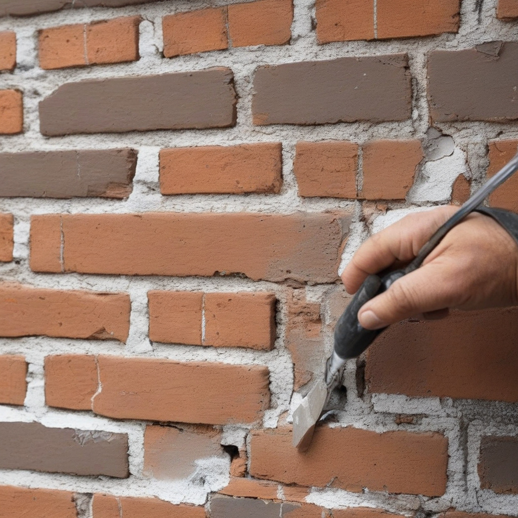 Easy way to patch cracks in brick and concrete walls: step-by-step instructions