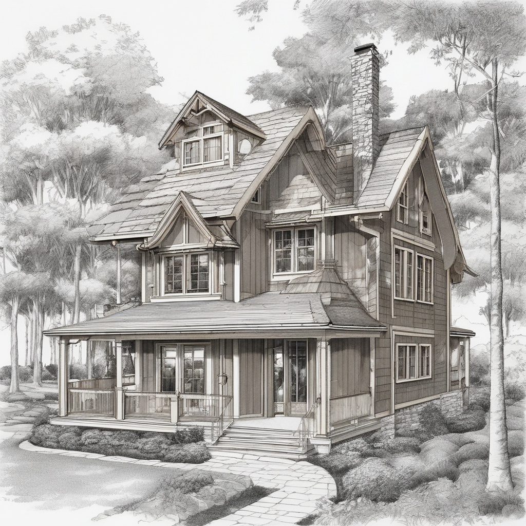 Drawings of frame houses: ready-made projects and step-by-step instructions
