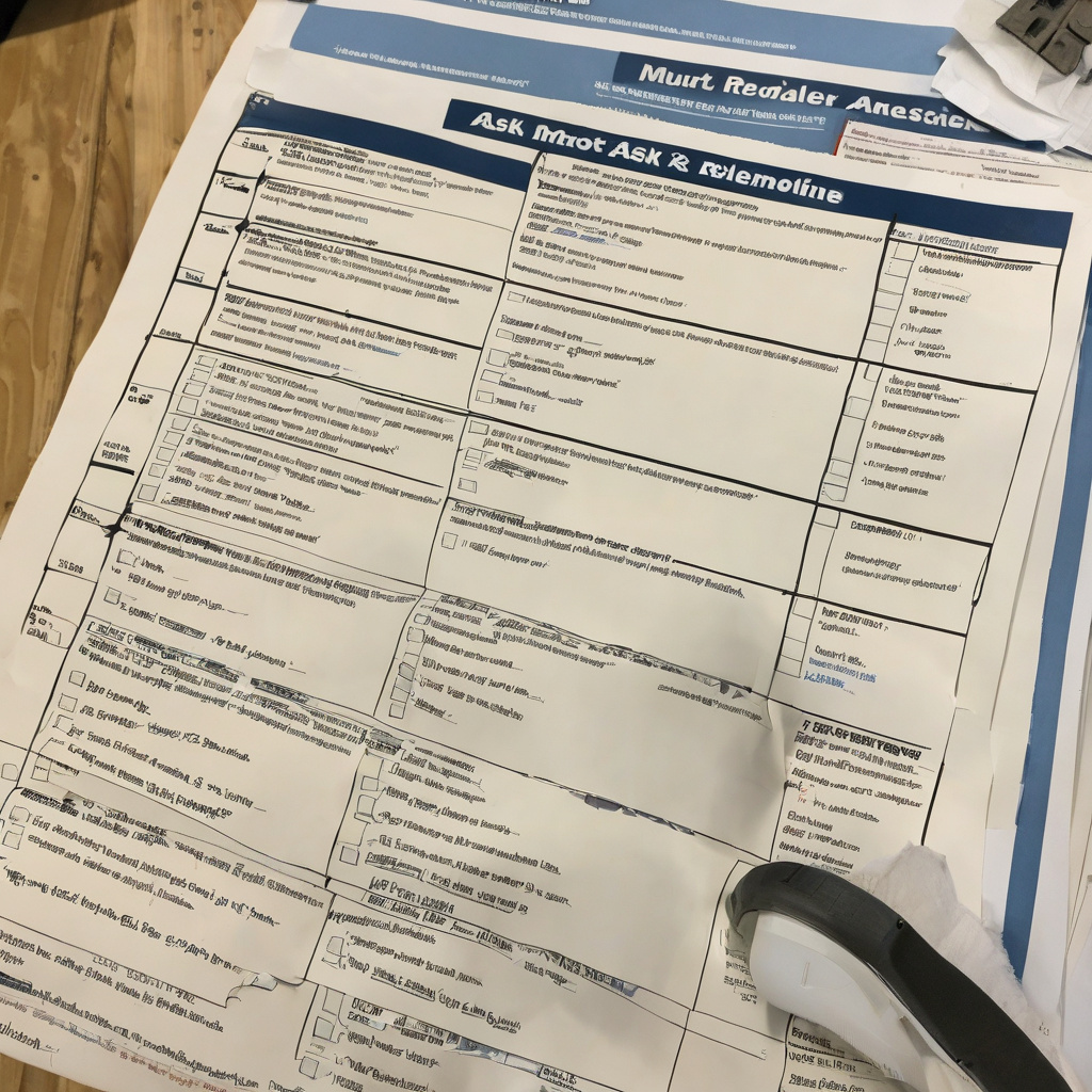 Checklist of questions to ask kitchen remodeling contractors