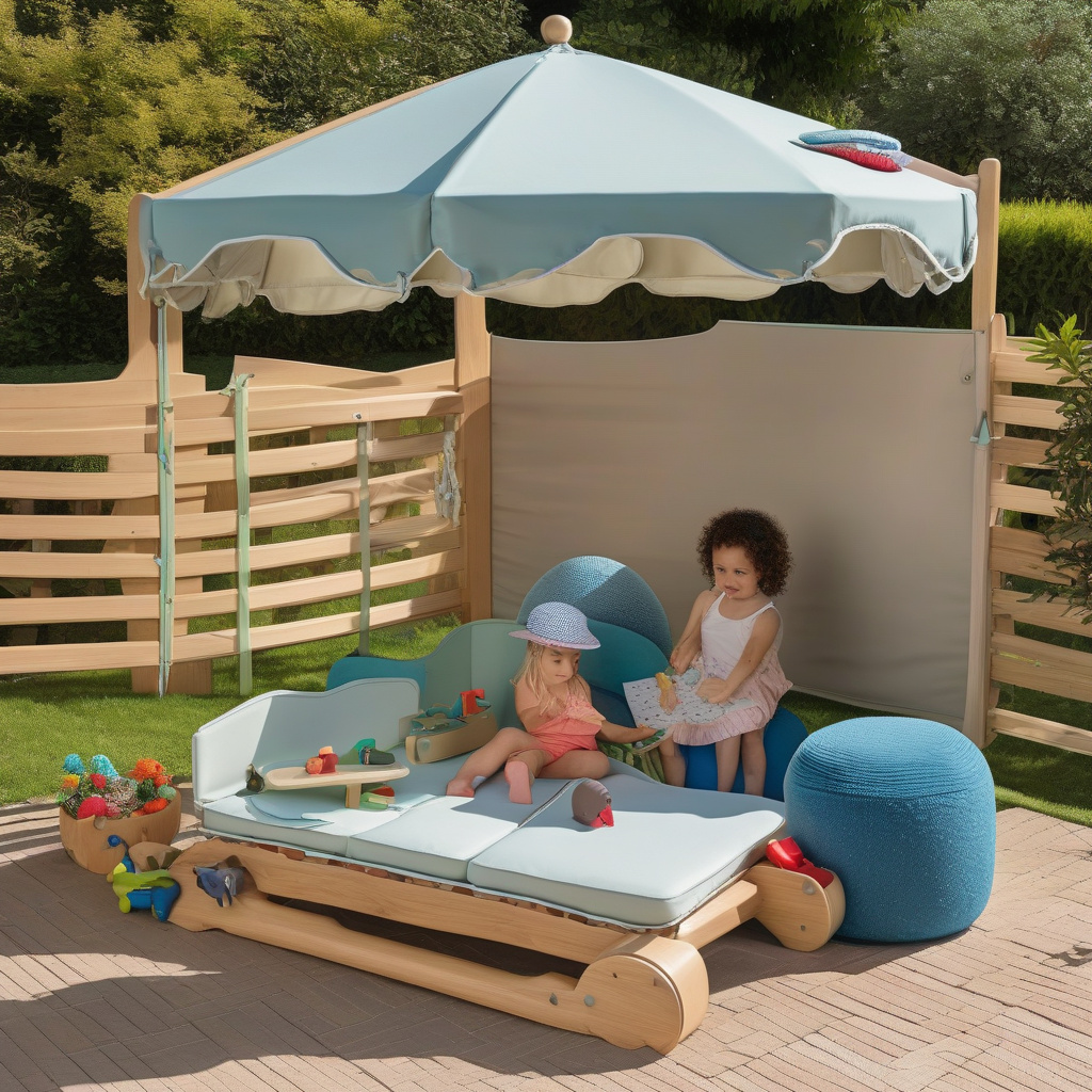 Creating a shaded play area for kids on your patio