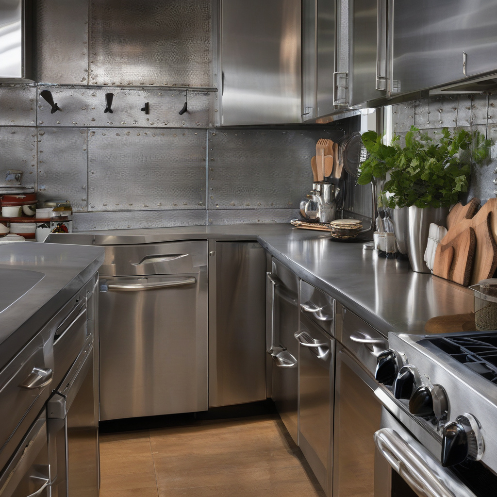 Industrial-style kitchen ideas with metal and concrete