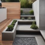 Modern minimalist deck designs with clean lines