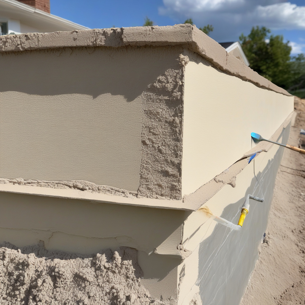 Preparing stucco exteriors for painting or repainting