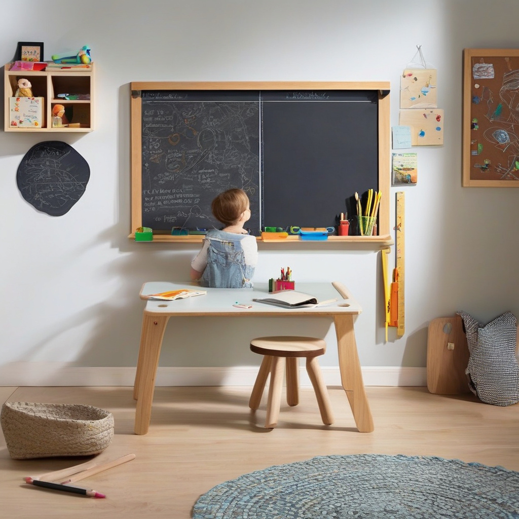 Chalkboard and magnetic paint ideas for kids’ rooms