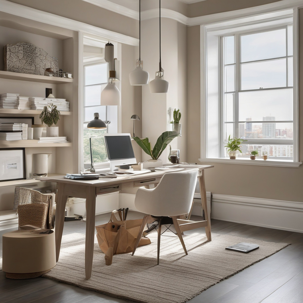 Painting a home office for productivity and Zoom calls