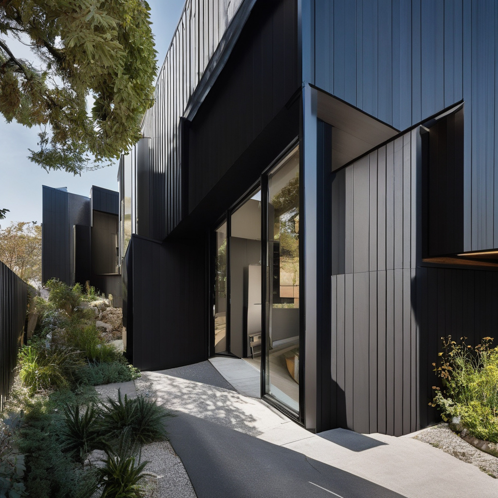 Using dark exterior colors without overheating the home