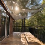Cleaning algae and mildew from shaded decks
