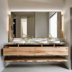 Rustic-modern bathroom design ideas for LA houses