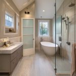 Windows for bathrooms: privacy glass and ventilation options