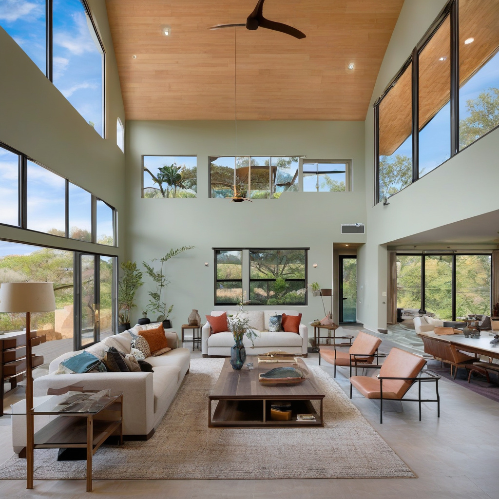 Using clerestory windows for privacy yet natural light