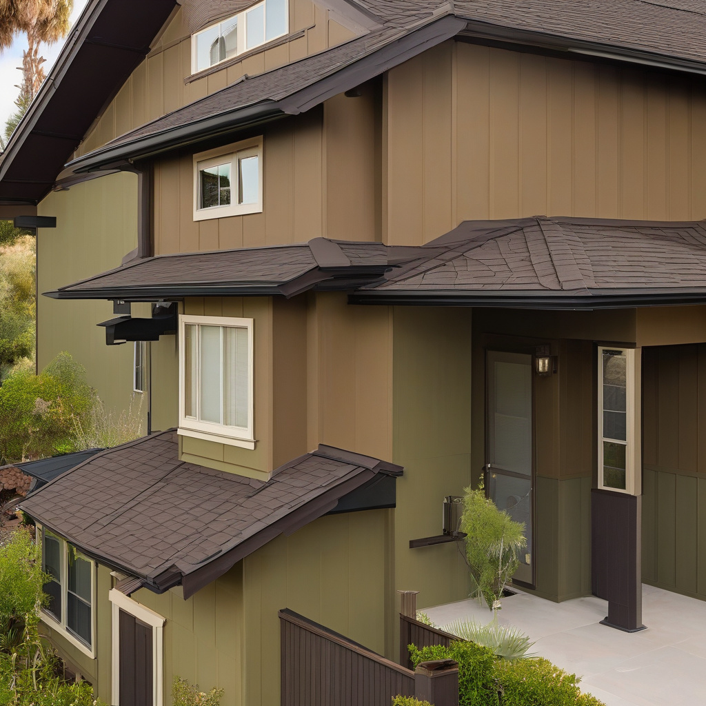 Paint color ideas that pair well with existing roof color