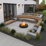 How to integrate a fire-pit into a small patio