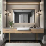 Choosing the right vanity size for different bathroom layouts