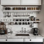 Creating a coffee bar or beverage station in your new kitchen