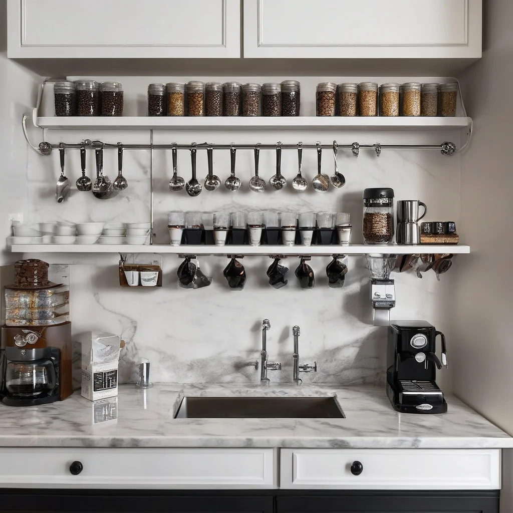 Creating a coffee bar or beverage station in your new kitchen