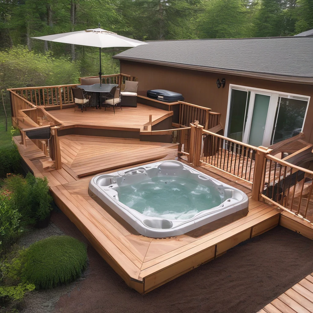 Adding a hot tub to your deck: structure and permits
