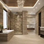Facing with Dagestan stone: beautiful solutions for your interior