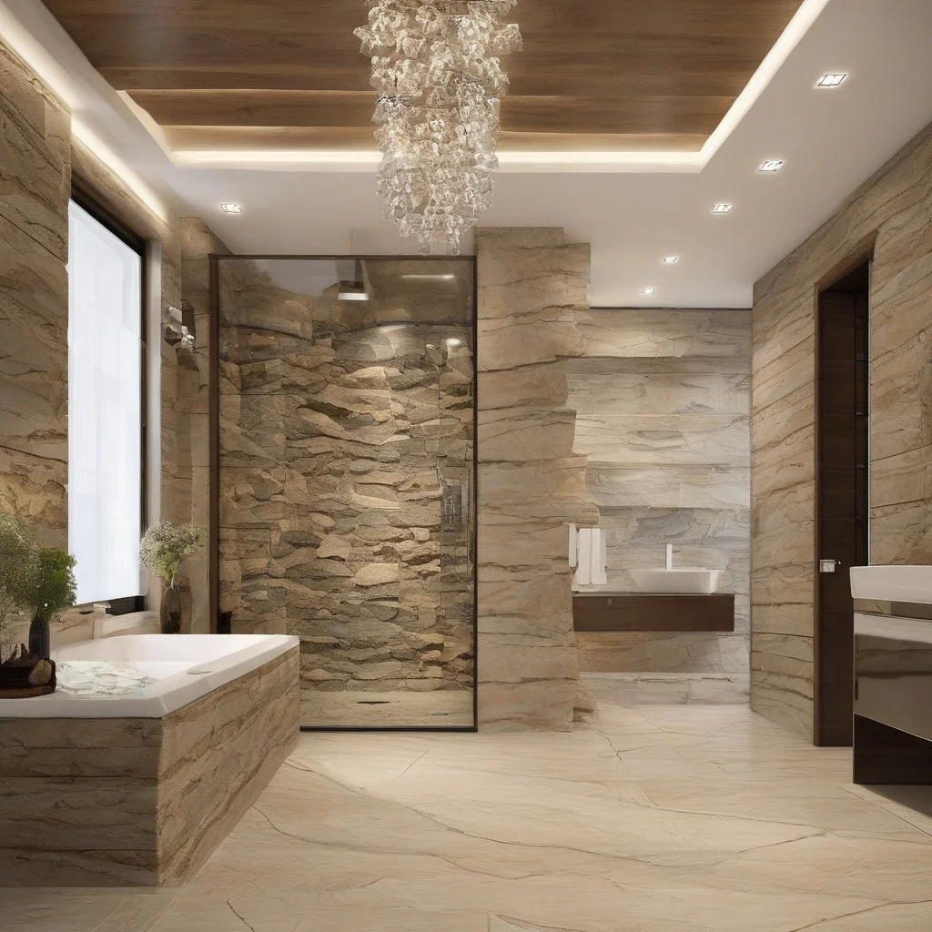 Facing with Dagestan stone: beautiful solutions for your interior