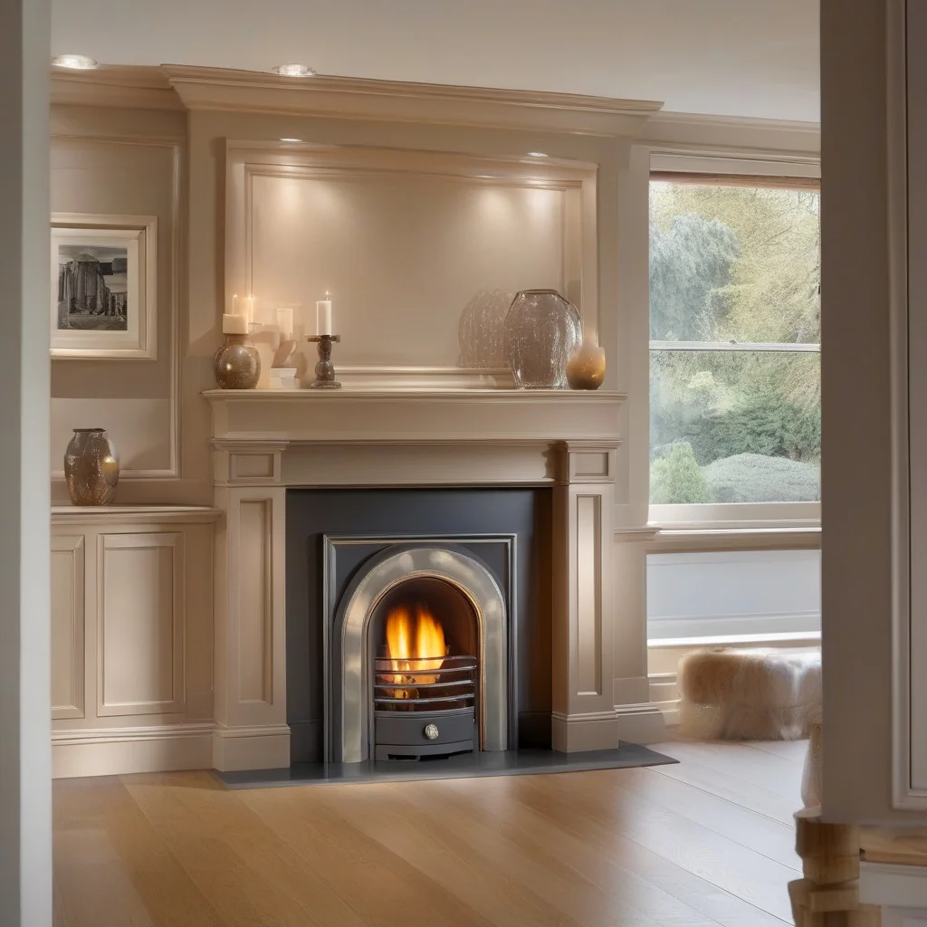 Painting fireplaces: brick, stone and tile options