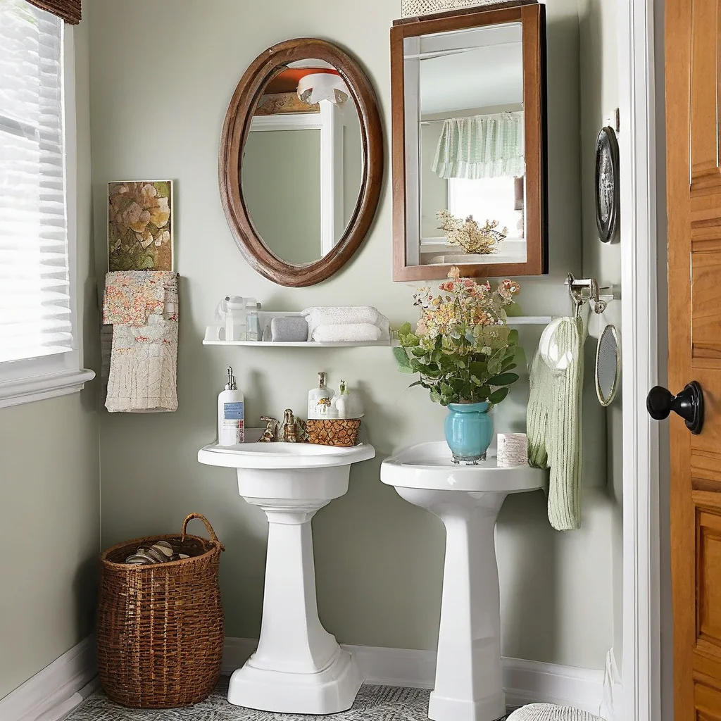 Powder room makeover ideas on a small budget